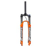 DHNCBGFZ 26/27.5/29Inch Magnesium Alloy Air Mountain Bike Suspension Fork Rebound Adjust 160mm Travel QR 9mm Tapered Steerer/Straight Steerer For XC/AM Bike(Black straight RL,29in)