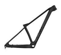 DHNCBGFZ 27.5er 29er Carbon Fiber Mountain Bike Frame 15''/17''/19'' Hardtail Bike Frame Disc Brake Frame Thru Axle 12 * 142mm Internal Routing(Black,27.5 * 19")