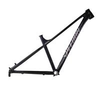 DHNCBGFZ 27.5er 29er Hardtail Mountain Bikes Frame Aluminum Alloy Rigid Frame Disc Brake Dirt Jump Frame Thru Axle 12x142mm Nternal Routing(Black,27.5 * 15")