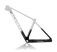 DHNCBGFZ 29er Mountain Bike Frame XS/S/M/L Carbon Fibre Frame Off-Road Disc Brake Frame 12 * 148mm Thru-Axle Boost Frame BB92mm Internal Routing XC/AM/DH(Grey,L)