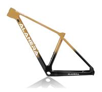 DHNCBGFZ 29er Mountain Bike Frame XS/S/M/L Carbon Fibre Frame Off-Road Disc Brake Frame 12 * 148mm Thru-Axle Boost Frame BB92mm Internal Routing XC/AM/DH(Yellow 1,S)