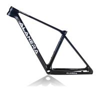 DHNCBGFZ 29er Mountain Bike Frame XS/S/M/L Carbon Fibre Frame Off-Road Disc Brake Frame 12 * 148mm Thru-Axle Boost Frame BB92mm Internal Routing XC/AM/DH(Colour Changing Blue,XS)