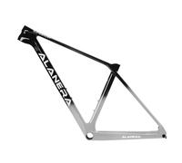 DHNCBGFZ 29er Mountain Bike Frames 15" 16" 17" 19" Full Carbon Bike Frame Disc Brake 12 * 148mm Boost Thru Axle Frame Internal Routing BB92(Grey,29 * 19'')