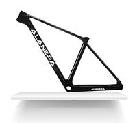 DHNCBGFZ 29er Mountain Bikes Frame XS/S/M/L Carbon Disc Brake MTB Frame 12 * 148mm Boost Thru Axle Frame Internal Routing(Black,L)