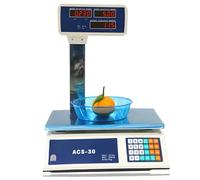 DHNCBGFZ 40kg/88lb Price Scales With Pole Electronic Digital Scale Fruit Market Kitchen Scales Stainless Steel Price Computing Scale For Retail Outlet Store Kitchen Restaurant Food Meat And Fruit