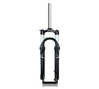 DHNCBGFZ Bikes Suspension Fork 20 24 Inch Mountain Bike Spring Fork 100mm Travel Disc Brake Aluminum Alloy Mechanical Fork 1-1/8" Straight Tube QR 9mm Manual Lockout(Gray,24er)