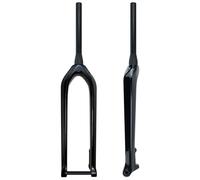 DHNCBGFZ Carbon Fiber Rigid Mountain Bike Fork 27.5/29inch 15 * 110mm Thru Axle 28.6mm Threadless Tapered Steerer Disc Brake Mountain Bike Front Forks(Gloss Black,27.5")