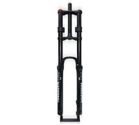 DHNCBGFZ Downhill Mountain Bike Suspension Fork 26 27.5 29 Inch Double Shoulder Air Fork 1-1/8" Disc Brake Straight Fork QR 9mm Travel 160mm Adjustable Rebound(No damping,26")