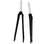 DHNCBGFZ Road Bikes Rigid Fork 700C Fixed Gear Bike Forks 1-1/8" Straight Tube C Brake Aluminum Alloy Front Fork Quick Release 9 * 100mm Front Fork