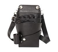 Barber bag Scissor pouch Hairdressing tools bag Hairdressing pouch belt Scissor pouch hairdressing Leather for Scissors Combs Brush airdressing Electric Scissors Barber hair clips etc Elegant Black