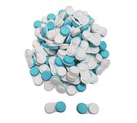 Dhoptical 100pcs contact lens case Contact Lens Holder Box Left/Right Eyes Contact Lens Container (100 Pcs Blue)