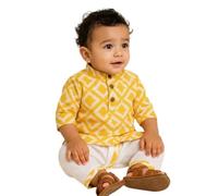 Dhoti Kurta Set for Kids (Baby Boys, Yello, 18)