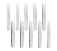 Dhouse 12PCS Steel Plates for Weighted Vest Rustproof Strength Training Weight Long Steel Plate Weight-bearing Invisible Round Head for Running Jogging Fitness Workout