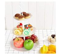 Dhouse 3 Tier Cake Display Stand,Cupcake Stand,Donut Stand,Afternoon Tea Stand,Pick and Mix Stand,Cup Cake Stand for Birthday, Wedding, Party(Round)