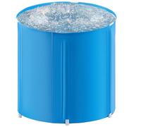 Dhouse Portable Bathtub 70 * 65 cm Non-Inflatable Bathtub Household Freestanding Folding PVC Bath Tub Adult Indoor Spa Soaking Barrel Bathroom Freestanding Bathtubs for Shower (Dark Blue)