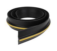 Dhouse Universal Garage Door Seal, 8FT Draught Excluder Bottom Rubber Seal Weatherproof Weather Stripping for Keeping Garages Clean & Dry, Black