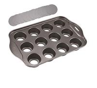 DHOUTDOORS Cake Tray Cup Mini Cheesecake Mould 12 Cup Victoria Sponge Cake Tins Non-Stick Muffin Cupcake Baking Pan Muffin Cheesecake Cup Tray