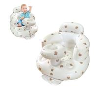 Dhqkqg Baby Inflatable Seat for 3-36 Months, Built-in Air Pump, Back Support Sofa for Sitting Up, Blow Up Chair for Toddlers and Kids