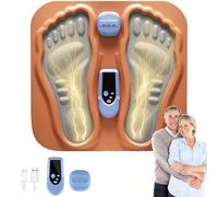 Dhqkqg Electronic Foot Massagers for Pain and Circulation,Folding Portable Electric Foot Massage Mat with 6 Modes, 15 Intensity Levels, and Remote Control, Muscle Relaxation and Pain Relief