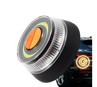 Dhqkqg Emergency Warning Light, 3 Flash Modes Road Flares, Emergency Light with Magnetic Base, 360° Rotating, Battery Operated, Strobe Lights for Car & Motorcycle