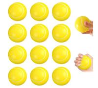 Dhqkqg Foam Balls, 12 PCS Foam Tennis Balls, Soft Foam Sponge Sports Balls, Mini High Bounce Foam Tennis Balls, Foam Balls for Kids Boys & Girls And Adults 60 mm
