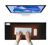 Dhqkqg Heated Desk Mat, Heated Mouse Pads, Smart Table Mat, Heated, with 3 Heat Settings & 3 Hours Automatic Shut-Off, for Home/Office, 80 x 33 cm