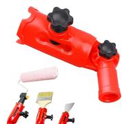 Dhqkqg Multi-Angle Paint Brush Extender Holder, Extension Pole Attachment for High Ceiling, Universal Paint Brush Extender Tool Fits Most Rollers, Brush, Scrapers