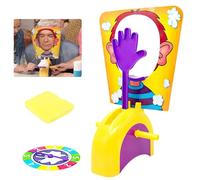 Dhqkqg Pie Face Game, Pie Face Showdown Game, Party Fun Cake Cream Toy, Funny Pranks Games Toy for Adults and Birthday Gifts