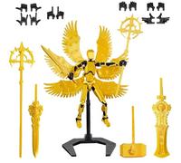Dhqkqg T13 Action Figure Set (Assembly Completed), Titan 13 Action Figure, 3D Printed Multi-Jointed Movable, Action Figures with Replaceable Hands and Weapons, Desktop Decorations for Game Lovers Toys
