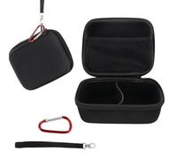 Dhqkqg Trading Card Storage Box, Playing Card Case, Hard Travel Case for Most Game Cards, Card Game Case with Removable Divider and Hand Strap, Storage Box Holds Up to 400+ Cards, Black