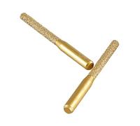 DHRCONPA 1/2Pc Brazed Diamond Router Bit 6.35mm Straight Shank Engraving Edge Cutting Tool For Marble Granite Ceramic Tile Stone