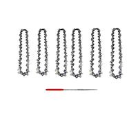 DHRCONPA 4/6 Inch Mini Chainsaw Chains Woodworking Pruning General Purpose Steel Hand Tools