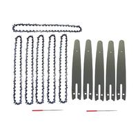 DHRCONPA 8 Inch Chain and Guide Plate Chains Replacement Steel Spare Chainsaw Portable Carpentry Tools Electric Saw for Logging and Pruning