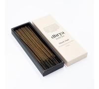 Dhrya Black Oud Luxury Incense Stick Refills - Hand-Made Natural Masala Incense, Organic, Charcoal-Free, Premium Pure Oudh Aroma (33 Refill Sticks Only)