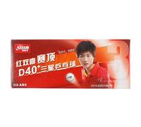 DHS ABS D40+ 3-Star Table Tennis Balls | ITTF Approved Professional Ping Pong Balls | Official Tournament Standard
