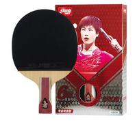 DHS Sports 6 Star Table Tennis Racket | Penhold, ITTF Approved Paddle, Advanced, 5 Ply Wood, Thicker Core, Hurricane 3 and Tin Arc Rubbers