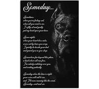 DHsigns Pitbull Dog Someday Sometimes When You're Feeling Sad Poster Gifts for Men Women Retro Vintage Bar Metal Tin Sign Poster Ptyle Wall Art Pub Bar Decor 12×16inch