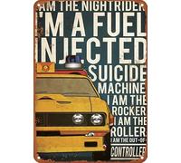 Dhsjncmoiu Mad Max Back To The Future Poster Vintage Metal Tin Sign For Office/Home/Classroom/Bathroom Decor 8X12 Inch, colourful