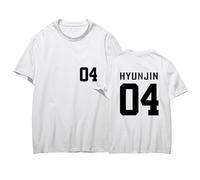 DHSPKN StrayKids Rockstar 8th Mini Album March T Shirt Felix Jisung Hyunjin Minho Bangchan Changbin Concerts Tee Unisex Tops