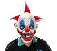 DHSUN Latex Halloween scream mask，Scary Clown Latex Mask Joker Scary Creepy Halloween Costume Props Face Mask for Adults (clown)