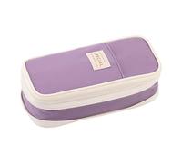 DHSUN Pencil Case Girls Pencil Case 4 Compartments Pencil Case Teenager Pencil Case Adult Pencil Case Girls Cool Things for Teenage Girls, purple, For students