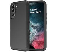 DHSVEN for Samsung Galaxy S22 Case, Shockproof and Drop-Proof Non-Slip, Heavy Duty Protective Case for Samsung S22, 6.1 Inch (Black)
