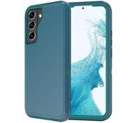 DHSVEN for Samsung Galaxy S22 Case, Shockproof and Drop-Proof Non-Slip, Heavy Duty Protective Case for Samsung S22, 6.1 Inch (Turquoise)