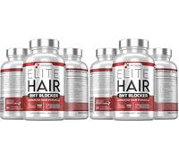 DHT Blocker Elite Hair, Hair Growth Supplement | #1 Advanced Hair Supplements for Women & Men | DHT Blocker Tablets Hair Growth Vitamins | 90 Capsules 16 Ingredients in 1 (Pack of 2)