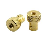 DHT Electronics 2pcs RF coaxial coax adapter SMA male to BNC female goldplated
