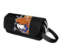 DHUAOPCK Fo Blue Lo-ck Pencil Case, Anime Cosplay Double Layers Pencil Case, Pen Box Pen Pouch Stationery Organizer for Student Teen, Printed(A1)
