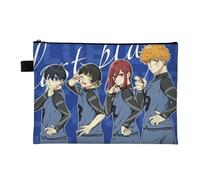 DHUAOPCK for Blue Lo-ck Anime Pencil Case, Anime Cosplay Double Layers, Large Capacity Pouch for School Office, Printed(A1)