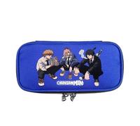 DHUAOPCK for Chains-aw Man Large Capacity Pencil Case, Zip Up Pencil Case, Pencil Storage Bag for Primary and Secondary School Students, Printed(A1)