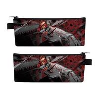 DHUAOPCK for Chains-aw Man Pen Case, Anime Cosplay Double Layers Pencil Case, Pencil Pouch for School Students Kids, Printed(A1)
