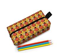 DHUAOPCK for Chains-aw Man Pencil Case, Boys Double Layer Pen Case Bag, Pouch for School Office Teen Boy Girl, Printed(A1)